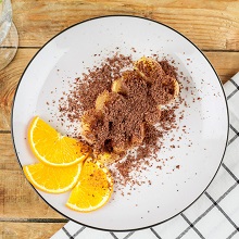 Млинці з рисового паперу з яблуками